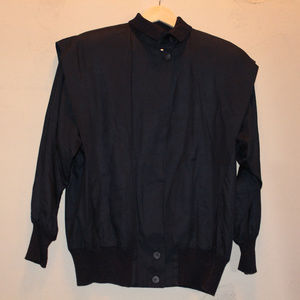 Linda Allard Ellen Tracy Knit Nautical Jacket